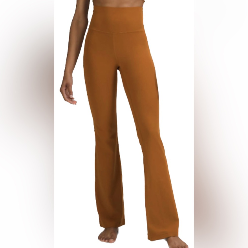 lululemon athletica High-Rise Wide Leg Pants in Rust